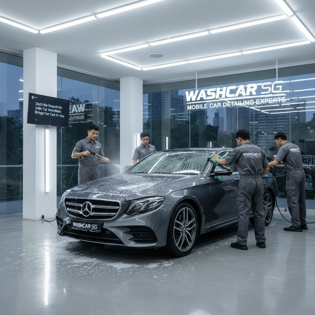 Ditch the Search for a 24hr Car Wash: WashCar SG Brings Car Care to You