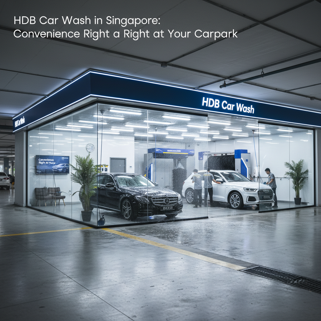 HDB Car Wash in Singapore: Convenience Right at Your Carpark