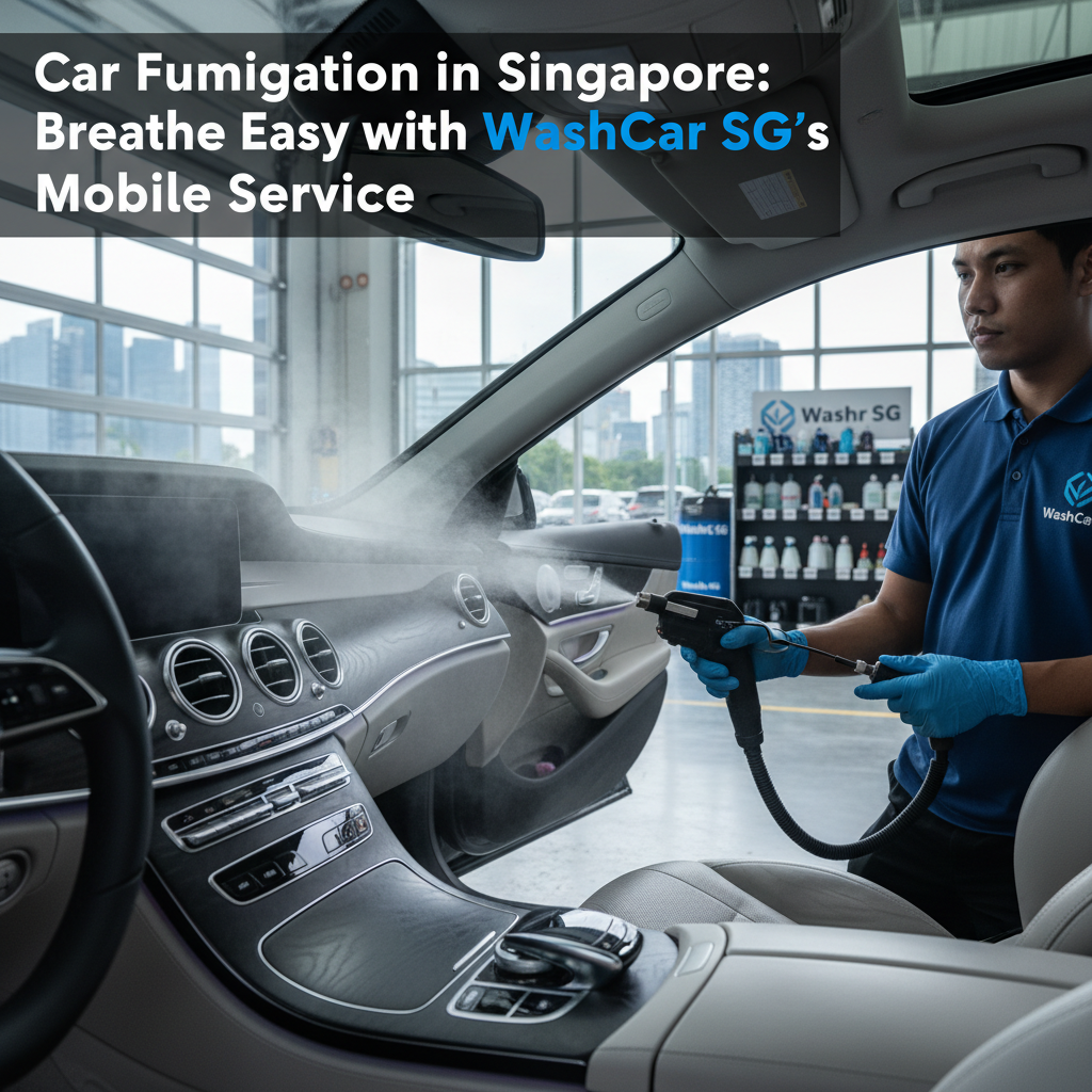 Car Fumigation in Singapore: Breathe Easy with WashCar SG's Mobile Service