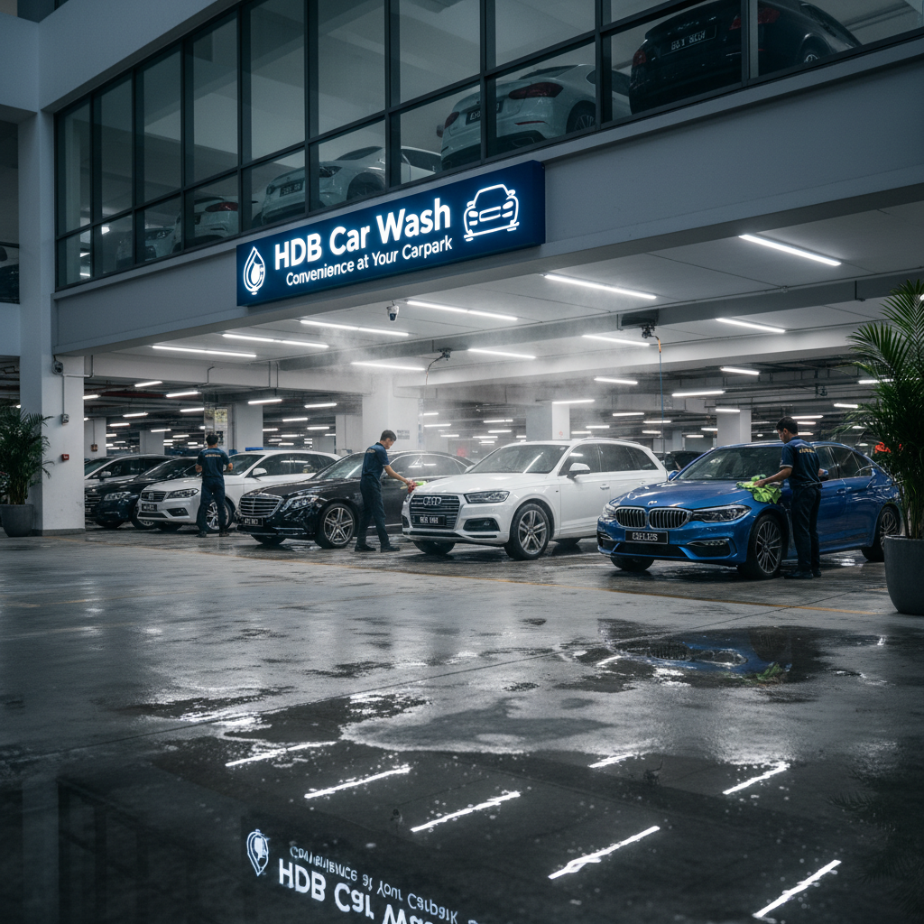 HDB Car Wash in Singapore: Convenience Right at Your Multi-Storey Carpark