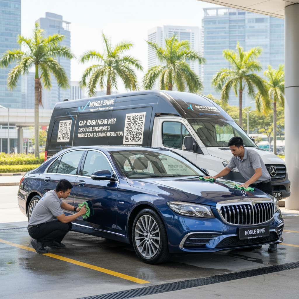 Car Wash Near Me? Discover Singapore's Mobile Car Cleaning Revolution