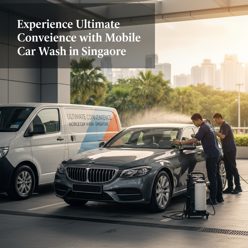 Experience Ultimate Convenience with Mobile Car Wash in Singapore