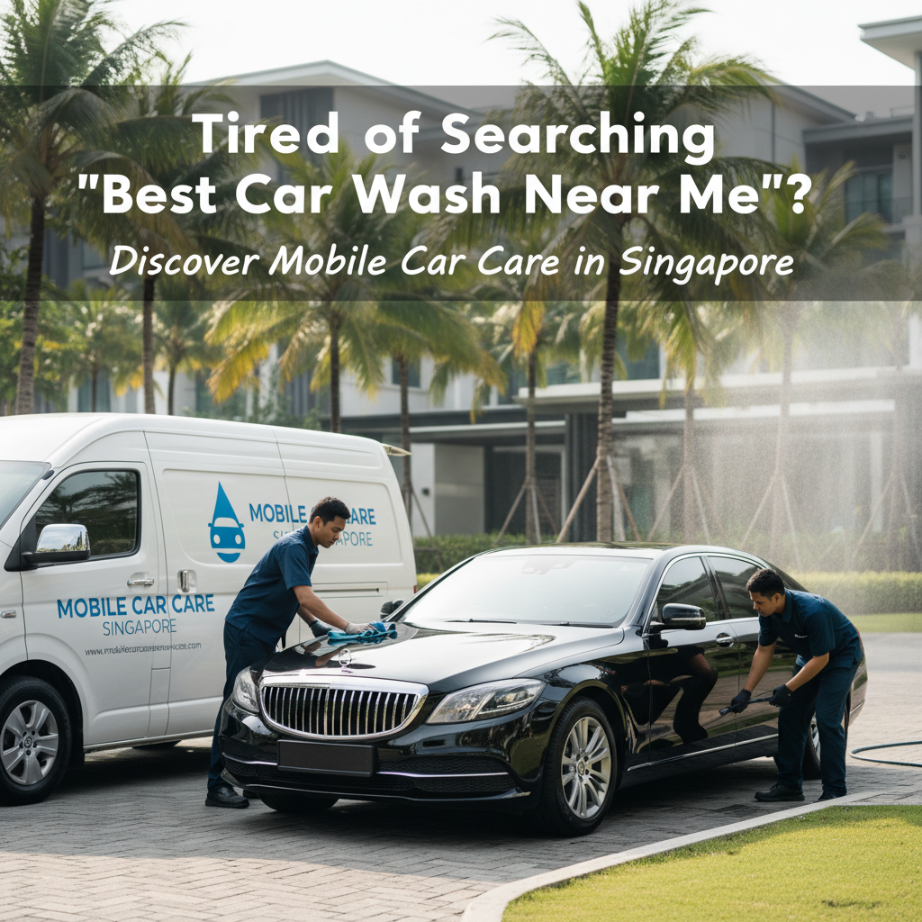 Tired of Searching "Best Car Wash Near Me"? Discover Mobile Car Care in Singapore