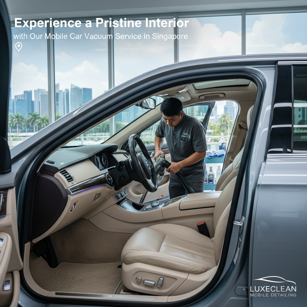 Experience a Pristine Interior with Our Mobile Car Vacuum Service in Singapore