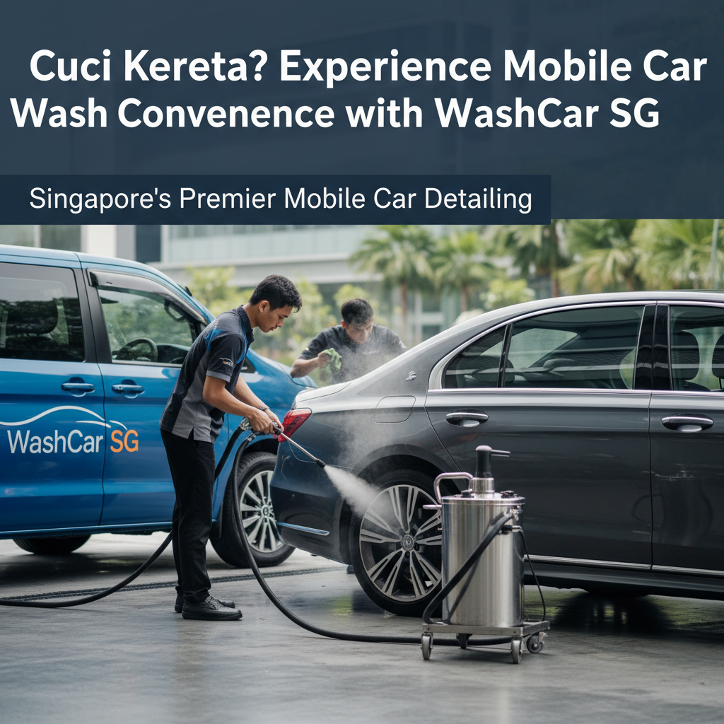 Cuci Kereta? Experience Mobile Car Wash Convenience with WashCar SG