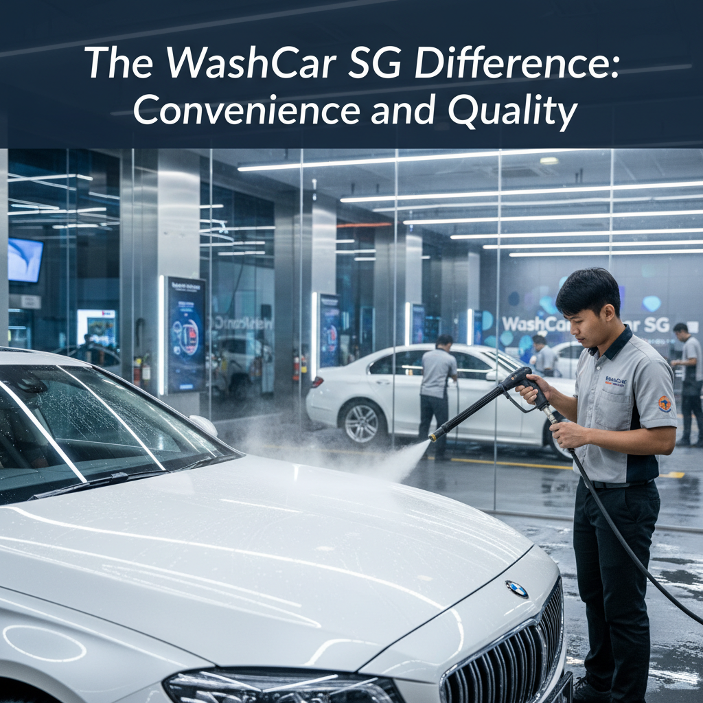The WashCar SG Difference: Convenience and Quality