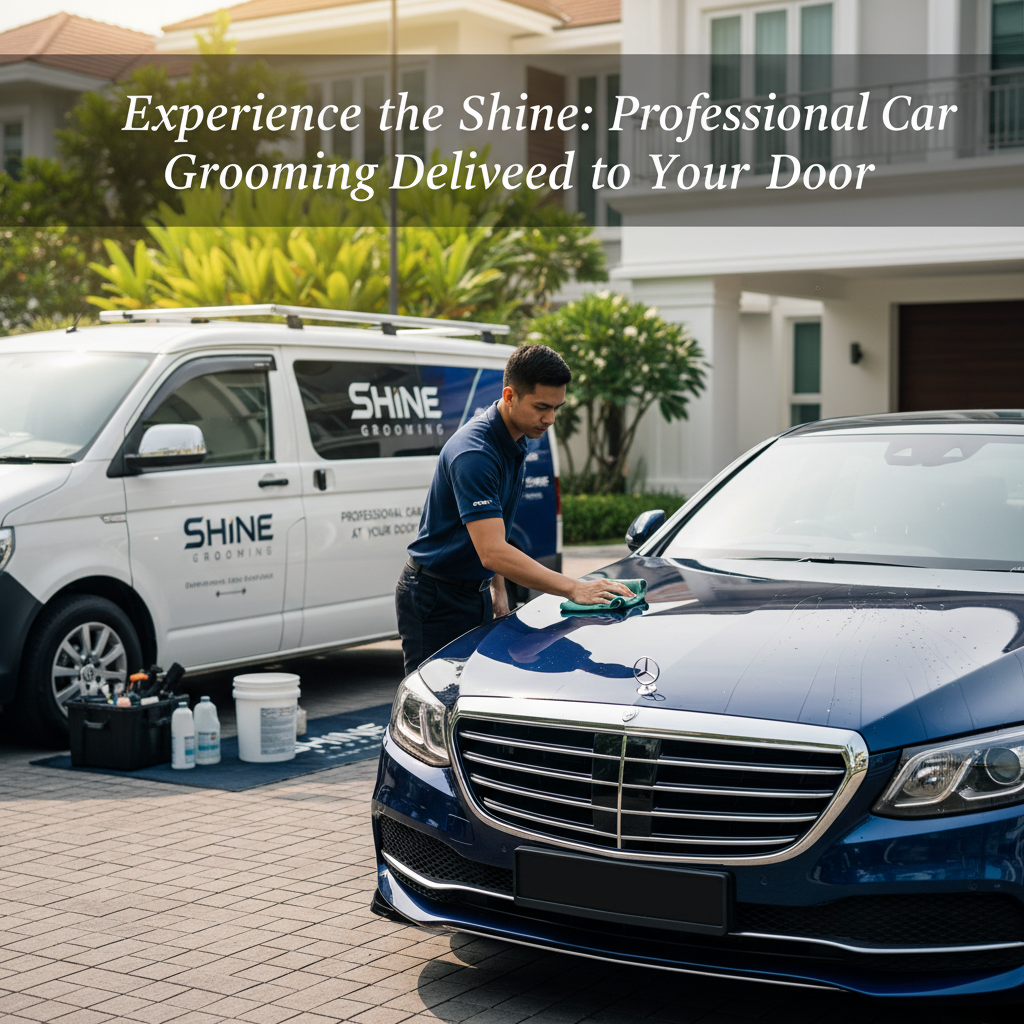 Experience the Shine: Professional Car Grooming Delivered to Your Door